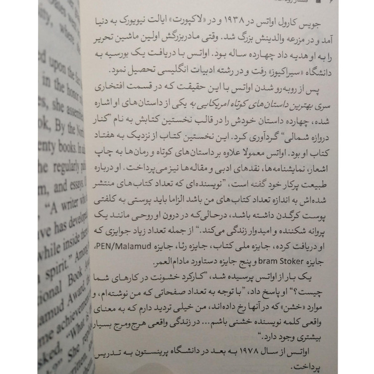 کنار رودخانه و یک داستان دیگر جویس کارول اواتس آرش هوشنگی فر (متن دو زبانه)