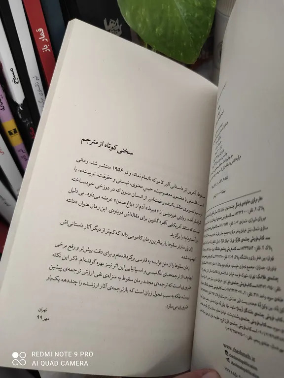 سقوط آلبر کامو کاوه میر عباسی چشمه